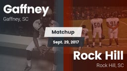 Matchup: Gaffney vs. Rock Hill  2017