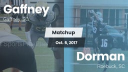 Matchup: Gaffney vs. Dorman  2017