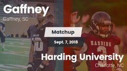 Matchup: Gaffney vs. Harding University  2018
