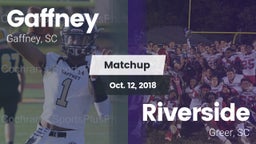 Matchup: Gaffney vs. Riverside  2018