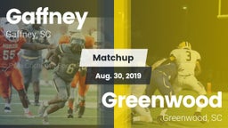 Matchup: Gaffney vs. Greenwood  2019