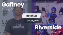 Matchup: Gaffney vs. Riverside  2019