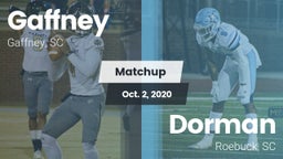 Matchup: Gaffney vs. Dorman  2020