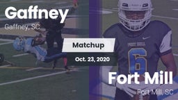 Matchup: Gaffney vs. Fort Mill  2020