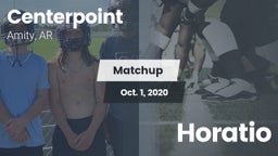 Matchup: Centerpoint High vs. Horatio  2020