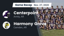 Recap: Centerpoint  vs. Harmony Grove  2020