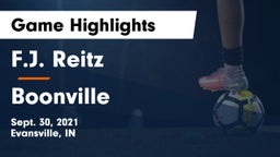 F.J. Reitz  vs Boonville  Game Highlights - Sept. 30, 2021