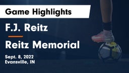 F.J. Reitz  vs Reitz Memorial  Game Highlights - Sept. 8, 2022