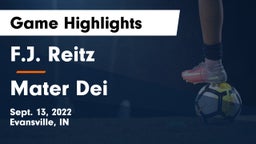 F.J. Reitz  vs Mater Dei  Game Highlights - Sept. 13, 2022