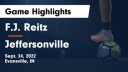F.J. Reitz  vs Jeffersonville  Game Highlights - Sept. 24, 2022