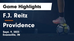 F.J. Reitz  vs Providence  Game Highlights - Sept. 9, 2023