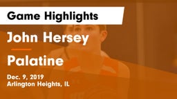 John Hersey  vs Palatine  Game Highlights - Dec. 9, 2019