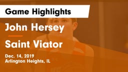 John Hersey  vs Saint Viator  Game Highlights - Dec. 14, 2019