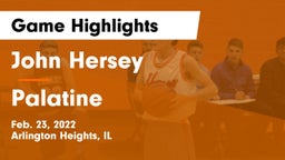 John Hersey  vs Palatine  Game Highlights - Feb. 23, 2022