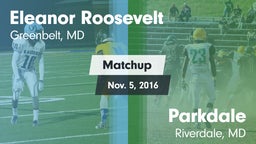 Matchup: Eleanor Roosevelt vs. Parkdale  2016