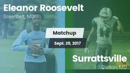 Matchup: Eleanor Roosevelt vs. Surrattsville  2017