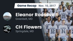 Recap: Eleanor Roosevelt  vs. CH Flowers  2017