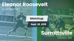 Matchup: Eleanor Roosevelt vs. Surrattsville  2018