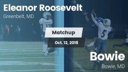 Matchup: Eleanor Roosevelt vs. Bowie  2018