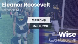 Matchup: Eleanor Roosevelt vs. Wise  2018