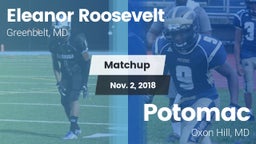 Matchup: Eleanor Roosevelt vs. Potomac  2018