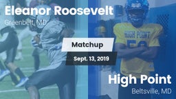 Matchup: Eleanor Roosevelt vs. High Point  2019