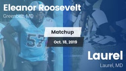 Matchup: Eleanor Roosevelt vs. Laurel  2019