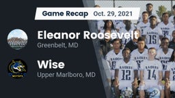 Recap: Eleanor Roosevelt  vs. Wise  2021