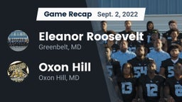 Recap: Eleanor Roosevelt  vs. Oxon Hill  2022