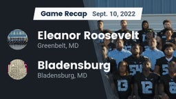 Recap: Eleanor Roosevelt  vs. Bladensburg  2022