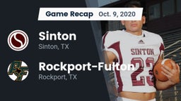 Recap: Sinton  vs. Rockport-Fulton  2020