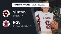 Recap: Sinton  vs. Ray  2021