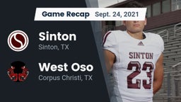 Recap: Sinton  vs. West Oso  2021