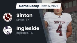 Recap: Sinton  vs. Ingleside  2021