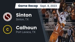 Recap: Sinton  vs. Calhoun  2023