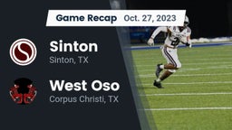 Recap: Sinton  vs. West Oso  2023