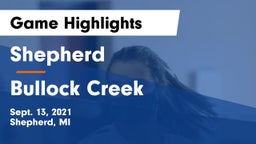 Shepherd  vs Bullock Creek  Game Highlights - Sept. 13, 2021