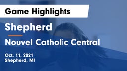 Shepherd  vs Nouvel Catholic Central  Game Highlights - Oct. 11, 2021