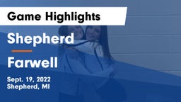 Shepherd  vs Farwell  Game Highlights - Sept. 19, 2022