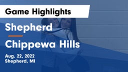 Shepherd  vs Chippewa Hills  Game Highlights - Aug. 22, 2022