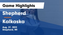 Shepherd  vs Kalkaska  Game Highlights - Aug. 27, 2022