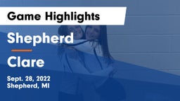 Shepherd  vs Clare  Game Highlights - Sept. 28, 2022