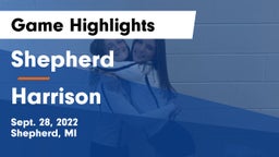 Shepherd  vs Harrison  Game Highlights - Sept. 28, 2022