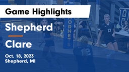 Shepherd  vs Clare  Game Highlights - Oct. 18, 2023