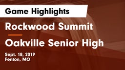 Rockwood Summit  vs Oakville Senior High Game Highlights - Sept. 18, 2019