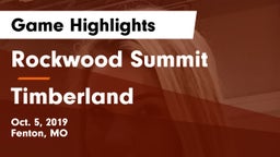 Rockwood Summit  vs Timberland  Game Highlights - Oct. 5, 2019