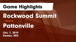 Rockwood Summit  vs Pattonville Game Highlights - Oct. 7, 2019