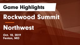 Rockwood Summit  vs Northwest  Game Highlights - Oct. 10, 2019