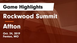 Rockwood Summit  vs Affton  Game Highlights - Oct. 24, 2019