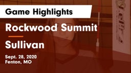 Rockwood Summit  vs Sullivan  Game Highlights - Sept. 28, 2020